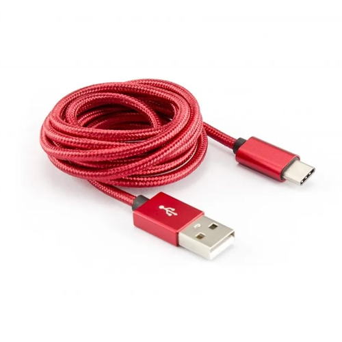 USB-C kabel 1,5M rød